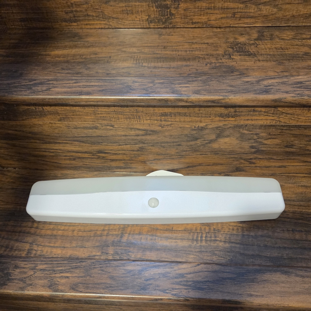 Lithonia Lighting 18-inch LED closet light with a built-in motion sensor.